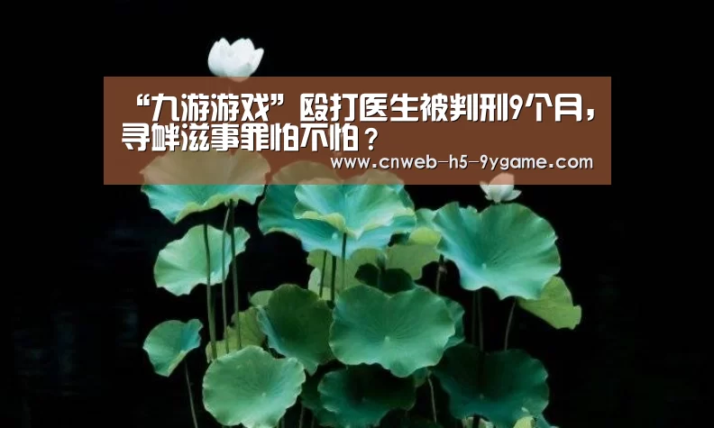 “九游游戏”殴打医生被判刑9个月,寻衅滋事罪怕不怕?(图2) 九游游戏中心